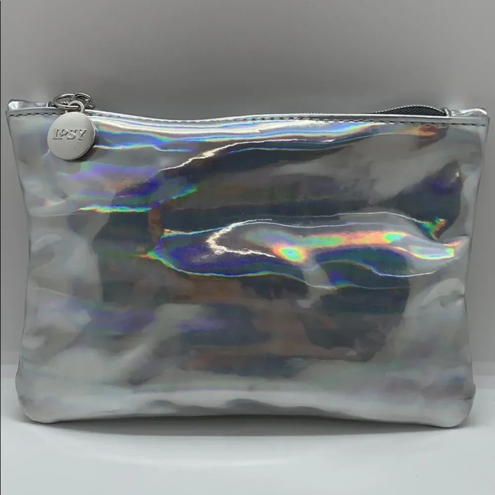 NWT Ipsy Holographic Cosmetic Bag